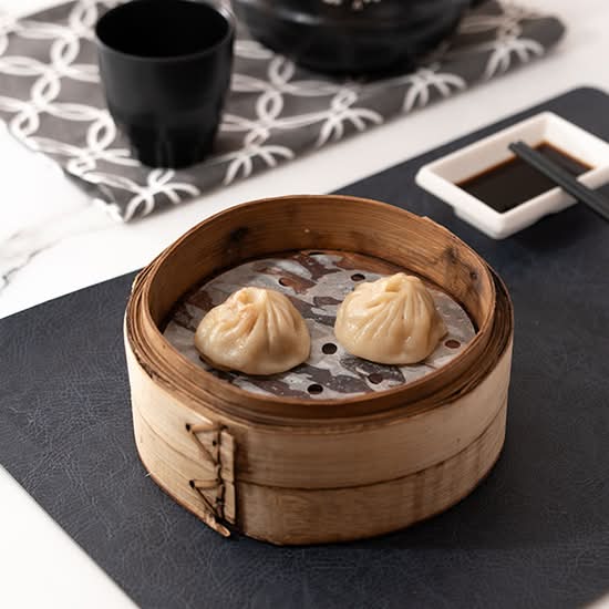 Soup Dumpling (4pcs) 爆汁小笼包 (4)(外卖)